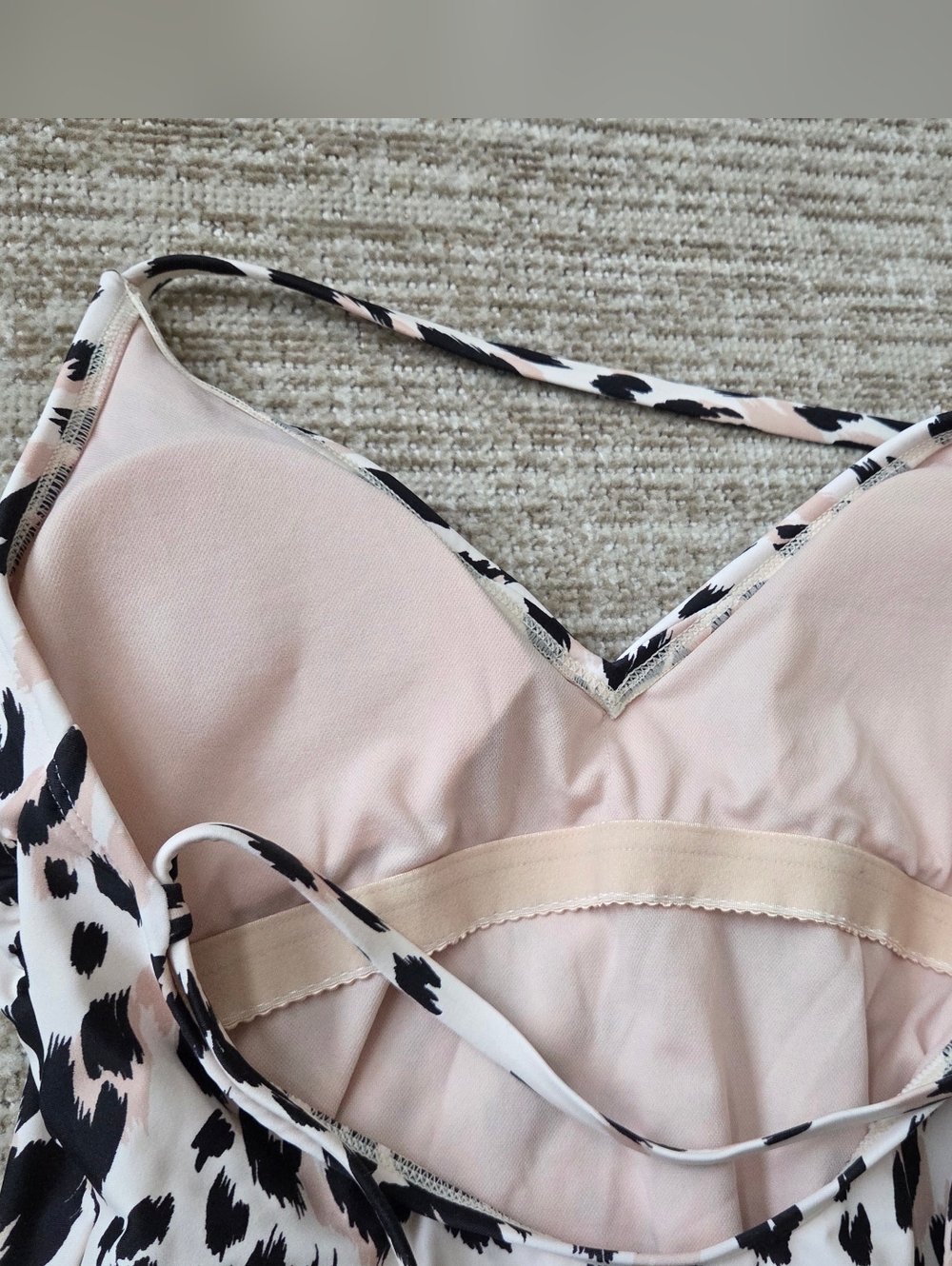 Kona Sol Target Women Leopard Print One Piece Swimsuit - Picture 6 of 12